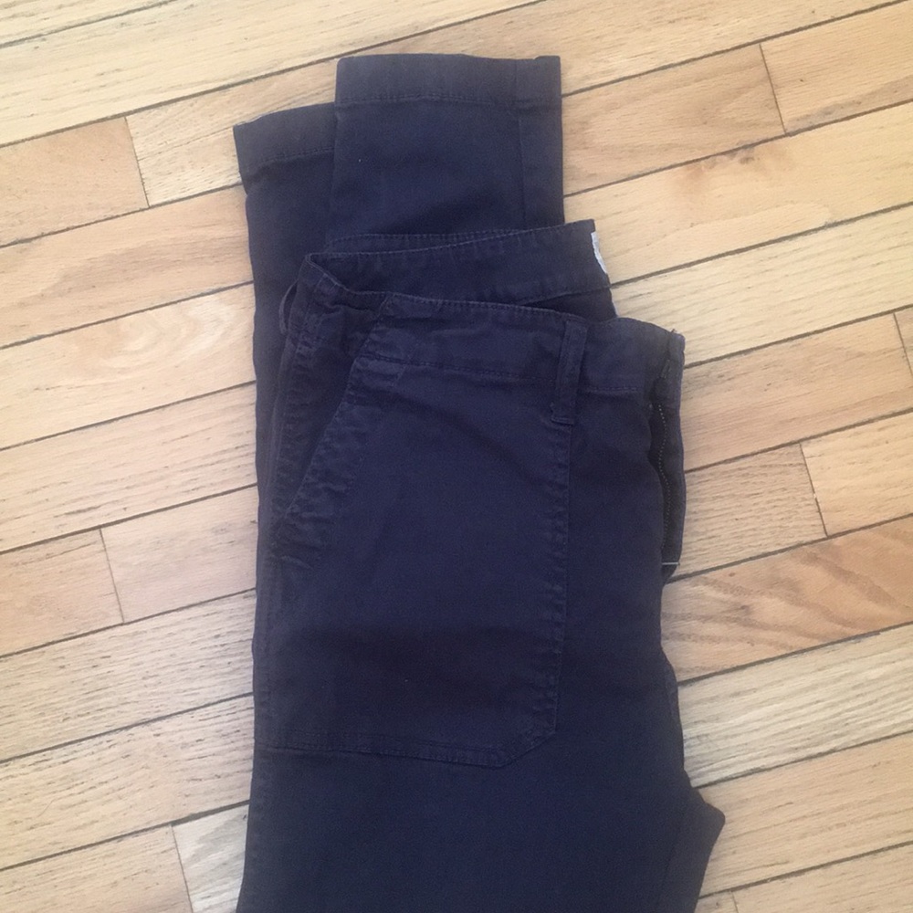 J. Crew ankle zip chino pants